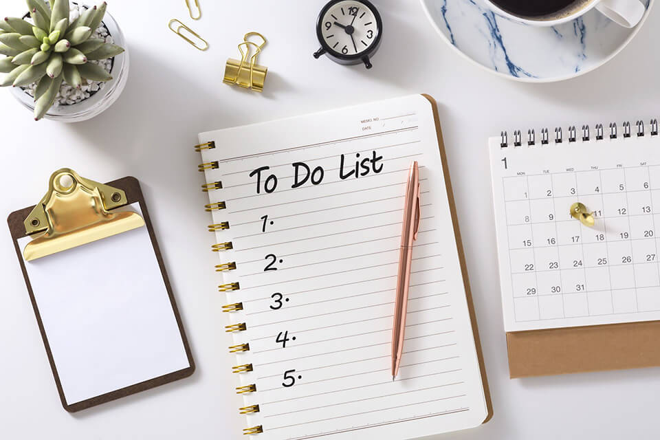 A to-do list